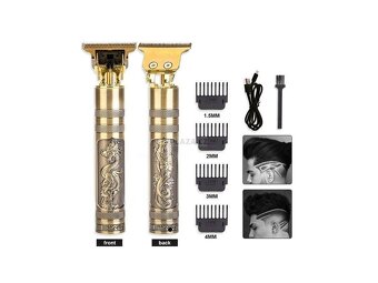 BEZDRÁTOVÝ PROFESIONÁLNÍ ZASTŘIHOVAČ VLASŮ A VOUSŮ GOLD+TRIM - 2