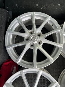 Alu kola 5x114,3 R17 original Mazda mx-5 ( + pneu ) - 2