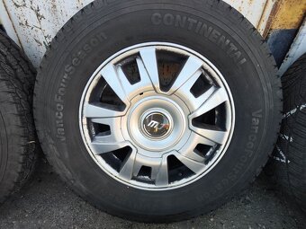 16"celoroční alu sada Borbet CW 5x160 Ford Transit 215/75 - 2