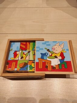 Dětské kostky Tři prasátka - 2