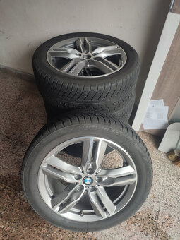Alu kola originál BMW M 18 5x112, zimní pneu. - 2