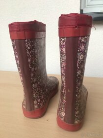 holinky, kvítkované, velkost 33, gumáky - 2