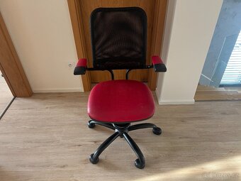Kancelářská židle SpinaliS ERGONOMIC červená - 2