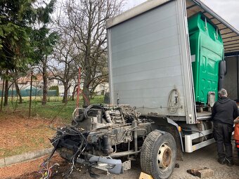 Daf LF 55 rám, převodovka, nádrž, kardan, - 2