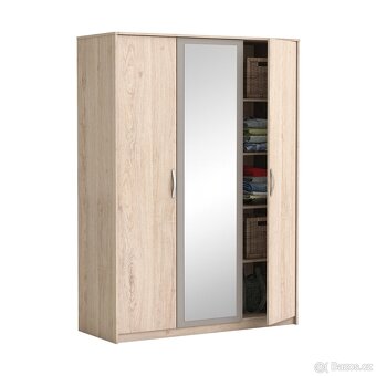 Šatní skřín Viktor 140cm Nová doprodej kolekce - 2