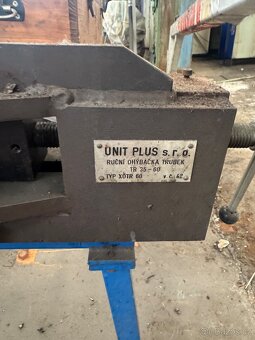 Ruční ohýbačka trubek UNIT PLUS TR 35–60 (typ XOTR 60) – kom - 2