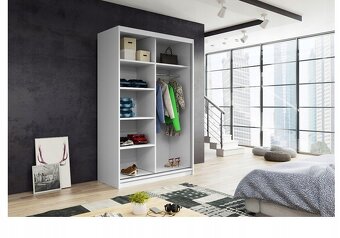 VÝPRODEJ - ŠATNÍ SKŘÍŇ 150cm - 2