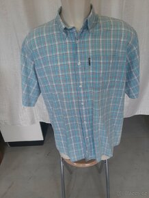 Pánská košile kostkovaná kr.rukáv - 2