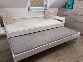 Dětská postel s dalším lůžkem +matrace - 2