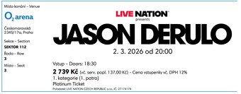 Jason Derulo, O2 arena, 2.3.2026 - 2