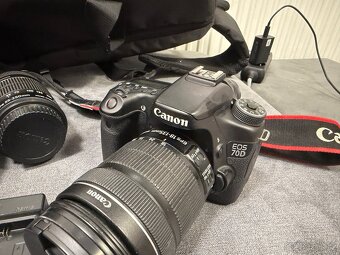 Canon EOS 70D + 3 objektivy + příslušenství – kompletní set - 2