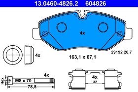 MB Vito/v/klasse W447 brzdy MEYLE - 2