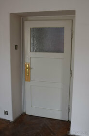 Prvorepublikové dveře, dřevěné, bukové - 2