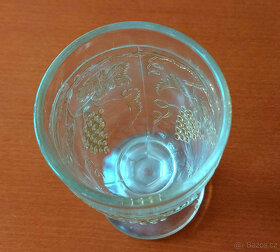 sklenice grogovka zlacená - 2