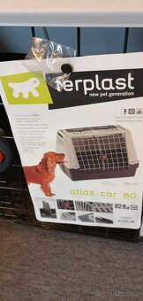 Nová psí přepravka do auta - Ferplast ATLAS CAR 80 PC/2490K - 2