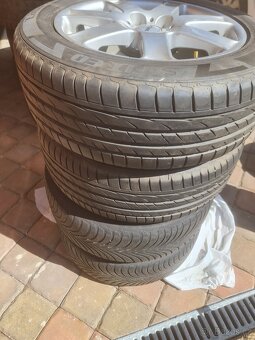 Alu 5x110 ET 40 7Jx16H2, pneu 205/55 R16 - 2