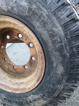 12,5/80-18 KOMPLETNÍ OBUTÁ KOLA MITAS A BARUM NA VLEKY 8T,9T - 2