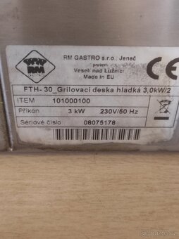 profesionální grilovací deska RM gastro - 2