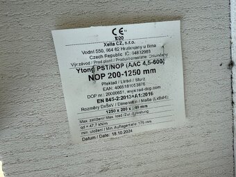 Překlady Ytong 1250 - 2