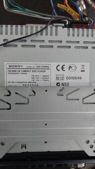 Autorádio Sony CDX Gt440U - 2