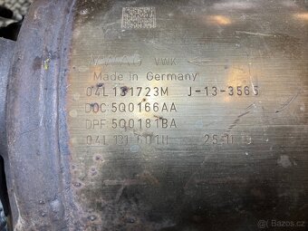 DPF filtr pevných částic Octavia 3 1.6 TDI 04L 131 723M - 2
