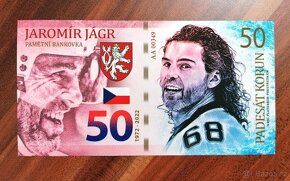 Pamětní bankovka JAROMÍR JÁGR 50 - 2
