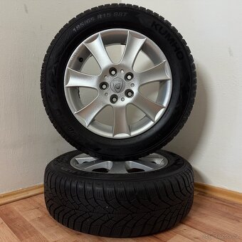 MERCEDES A W169 5x112 R15 ET45+ZIMNÍ 185/65R15 8/7,5mm - 2