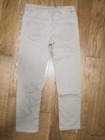 Chlapecké béžové kalhoty H&M 140 (9-10 let) - 2