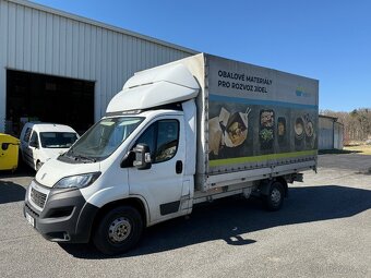 PEUGEOT BOXER ŠASI - valníková nástavba s plachtou - 2
