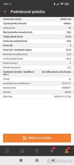 Brzdové kotouče - 2