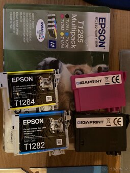 Prodám tiskárnu Epson Stylus SX420W+ náplně T1285 - 2