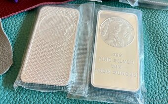Investiční stříbro, stříbrný slitek 10 oz. American Buffalo - 2