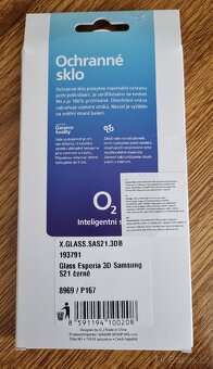 Samsung S21 5G Ochranné sklo - nerozbalené. - 2