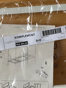 IKEA KOMPLEMENT Šatní tyč, bílá, 50x35 cm - 2