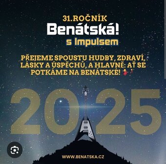 Benátská 2025 - 1 vstupenka - 2