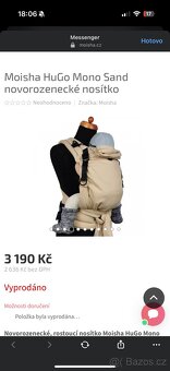 Moisha Hugo Mono Sand nosítko - 2