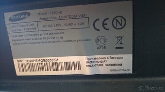 monitor samsung t260hd 26" - 2