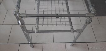 Zakázkový stůl nerez/tvrzené sklo, velmi kvalitní - 2