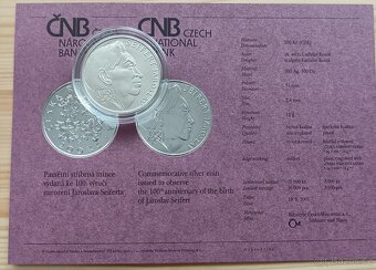 200kč ČNB 2001 / Jaroslav Seifert - 2