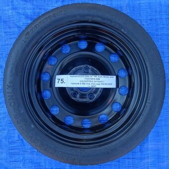 Dojezdové kolo 16" VW, Audi, Škoda, Seat - 2
