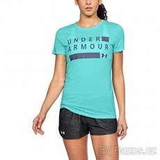Dámské funkční tričko Under Armour tyrkysové vel. S - 2