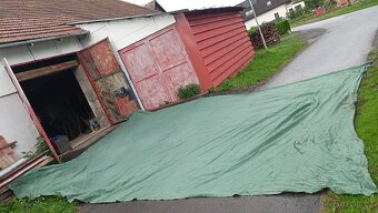 Plachta na 15 balíků sena - 9,8 x 6 m - 2