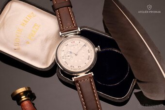 Starožitné stříbrné švýcarské hodinky OMEGA 1909 - 2