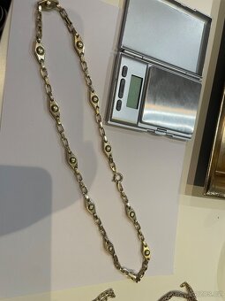Zlatý silnější řetízek - 2