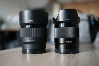 Sony FE 28/2 a Sony FE 50/1,8 - 2
