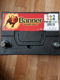 Autobaterie BANNER 12V 60Ah 510A - 2