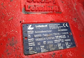 Rychloupinak lehnhoff ms03 Takeuchi - 2