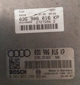 Řídící jednotka motoru 03G 906 016 KP Audi A4 - 2