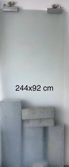 Skleněné posuvné dveře s kováním - 2