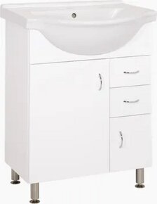Koupelnová skříňka 60 cm bílá nová - 2